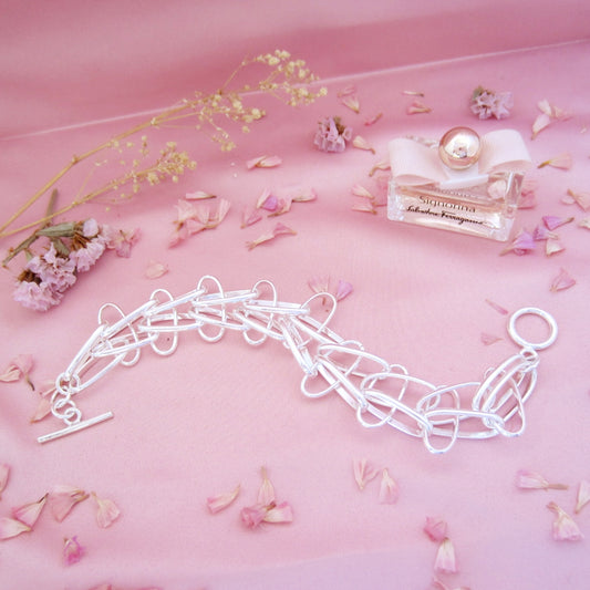 Pulsera Eslabones Tejidos