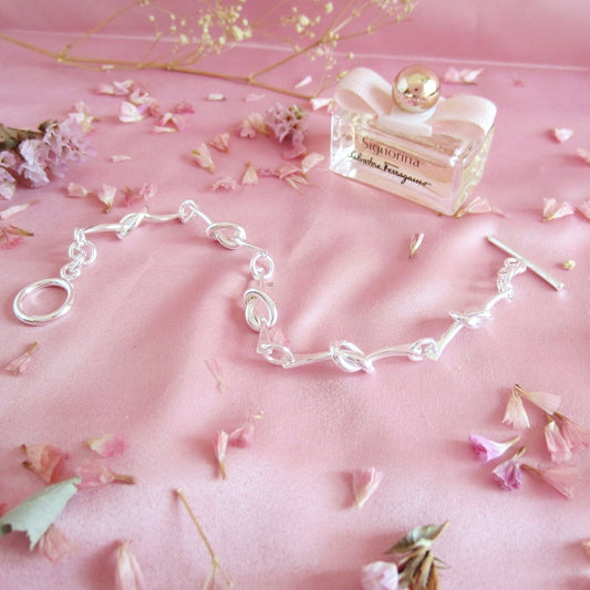 Pulsera Plateado Nudo Marinero