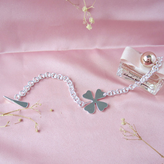 Pulsera Plateado Suerte