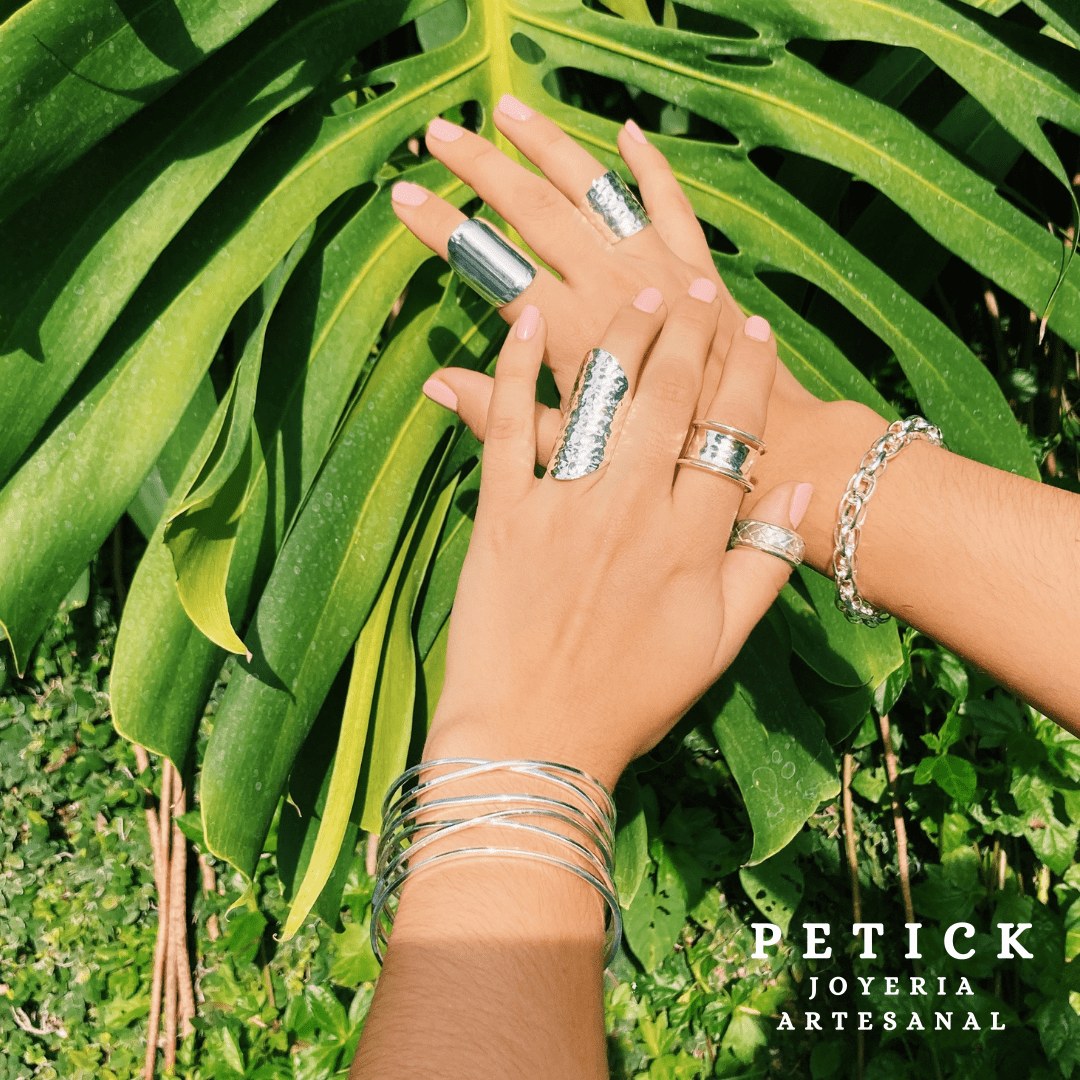 Anillo dedo liso - Petick Joyería Artesanal