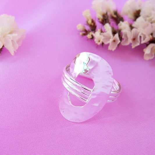 Anillo óvalo moderno - Petick Joyería Artesanal