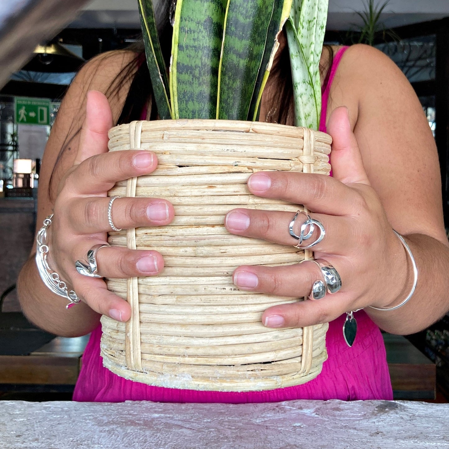 Anillo Plateado Torzal - Petick Joyería Artesanal