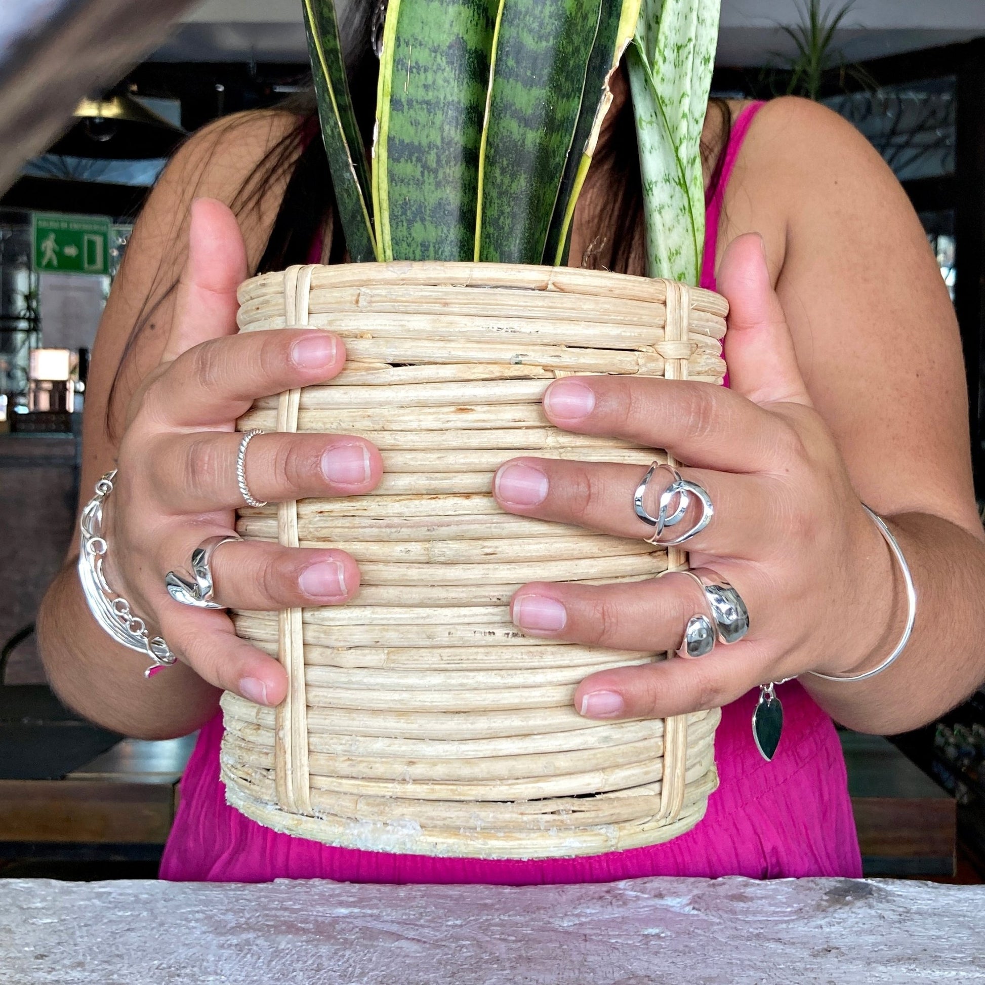Anillo Plateado Torzal - Petick Joyería Artesanal