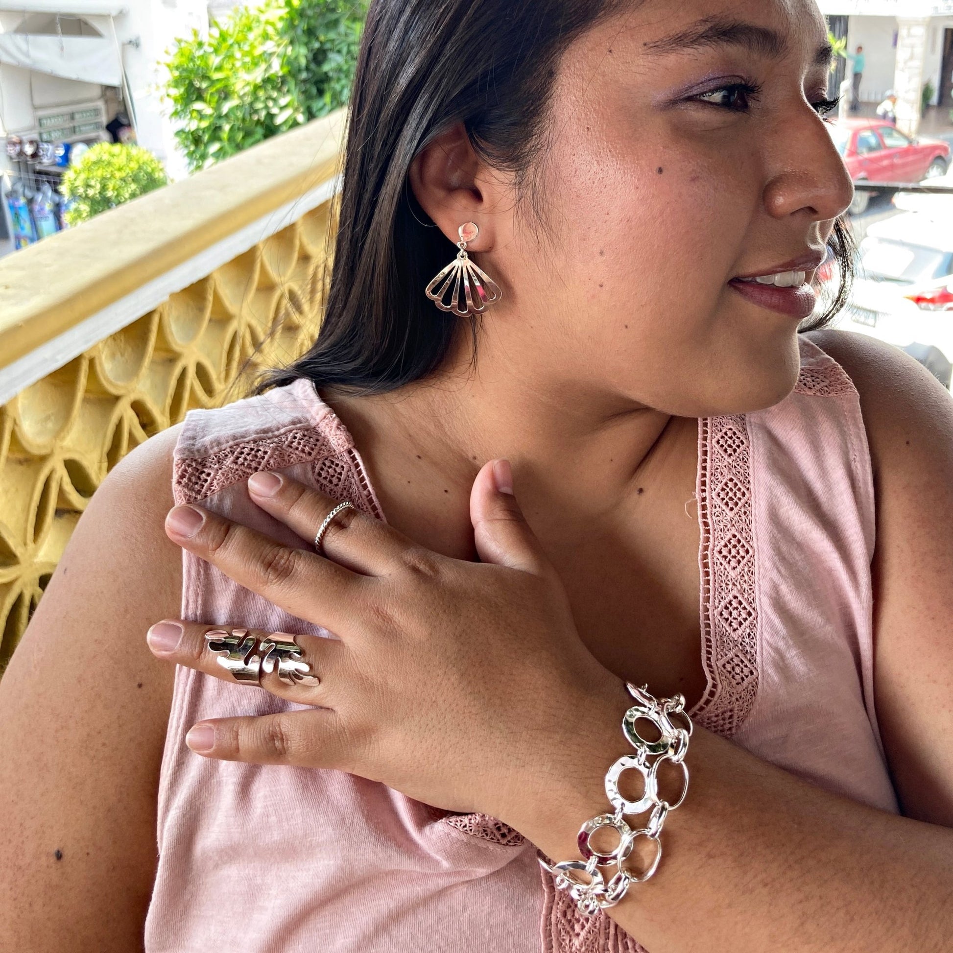 Anillo Plateado Torzal - Petick Joyería Artesanal