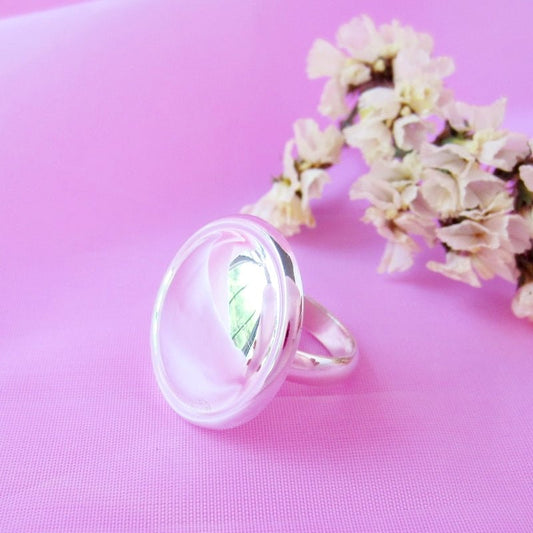 Anillo platito - Petick Joyería Artesanal