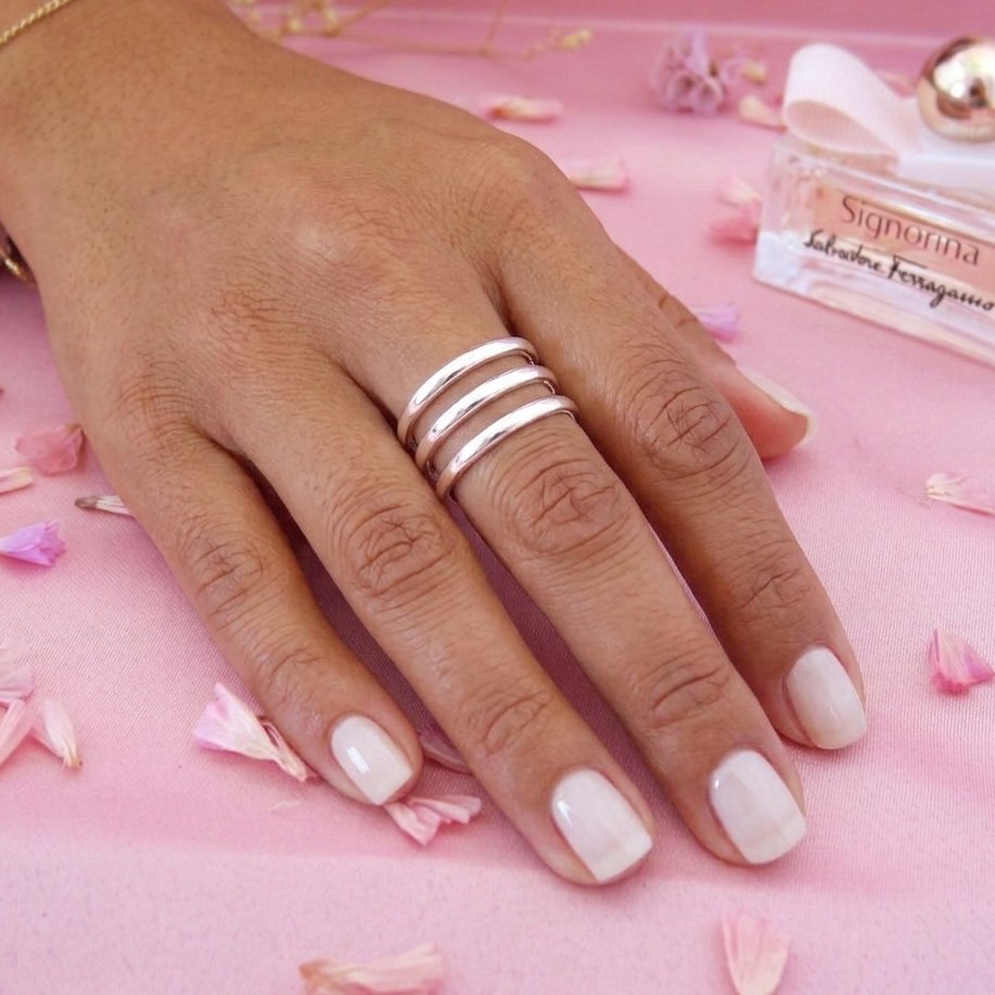 Anillo 3 líneas Sencillo