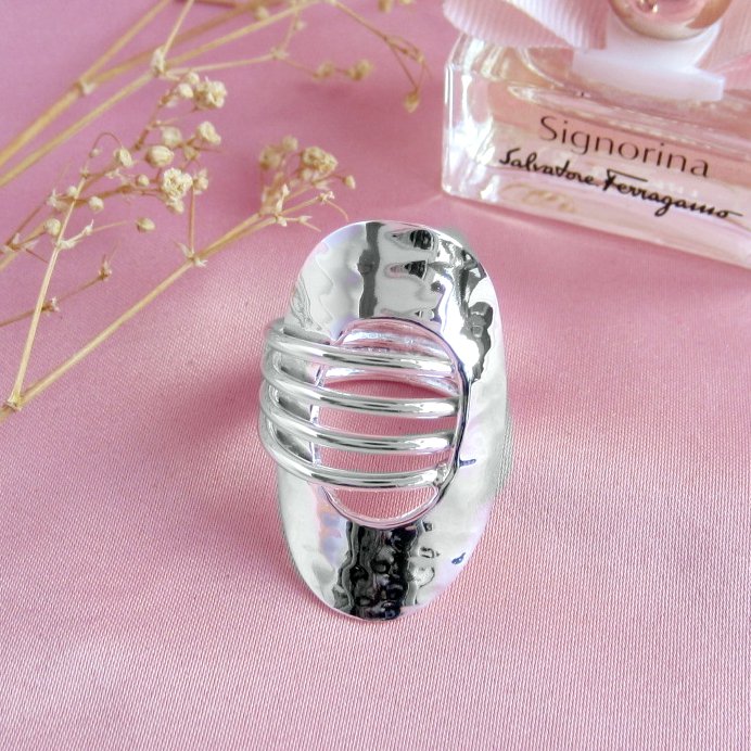 Anillo Ovalo Maxi Retro