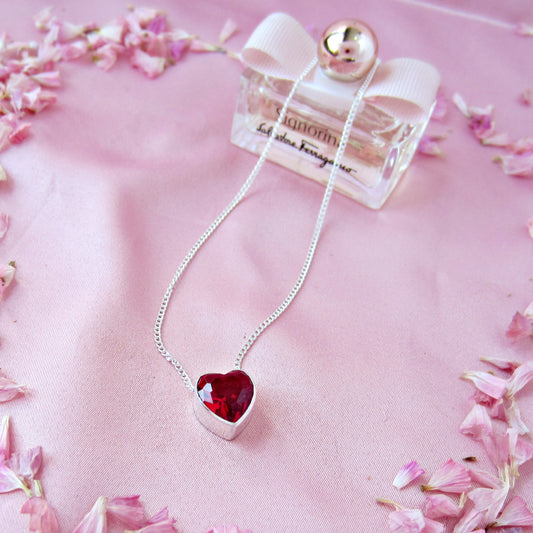 Collar Plata .925 Corazon Zirconia
