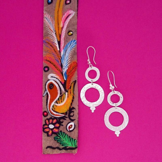 ARETES 8 CON CASQUILLAS - Petick Joyería Artesanal