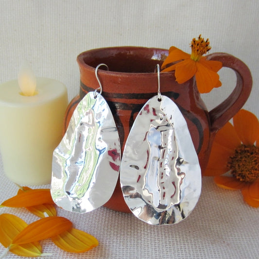 Aretes pétalos
