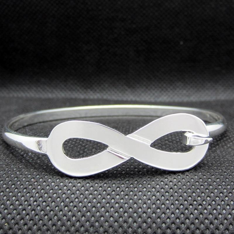 BRAZALETE PLATEADO INFINITO - Petick Joyería Artesanal