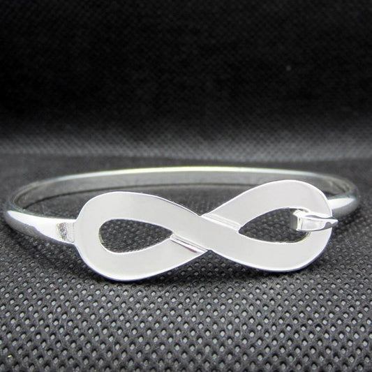 BRAZALETE PLATEADO INFINITO - Petick Joyería Artesanal