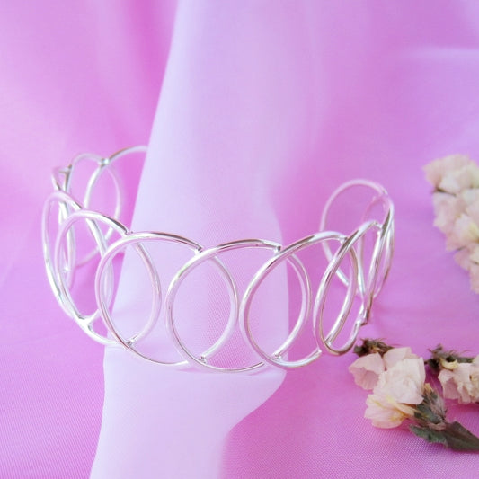 Brazalete aros entrelazados
