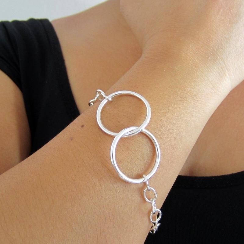 PULSERA PLATEADA ESPOSAS - Petick Joyería Artesanal