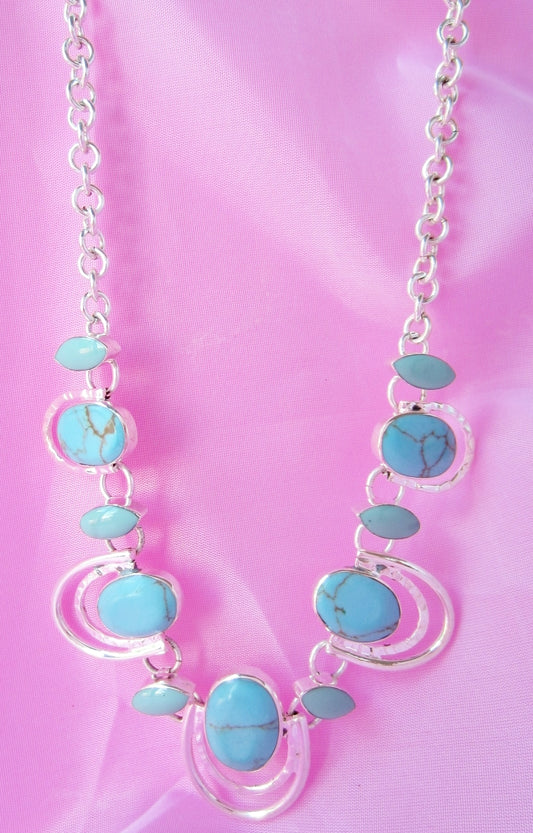 necklace with stones