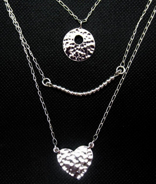 COLLAR PLATEADO INFINITO - Petick Joyería Artesanal